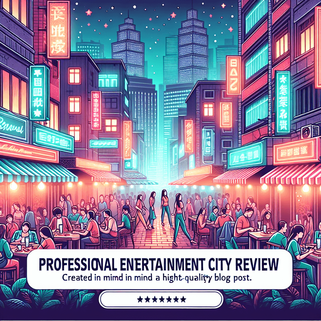 娛樂城評價PTT, professional blog illustration, high quality, suitable for blog post, no text or watermarks