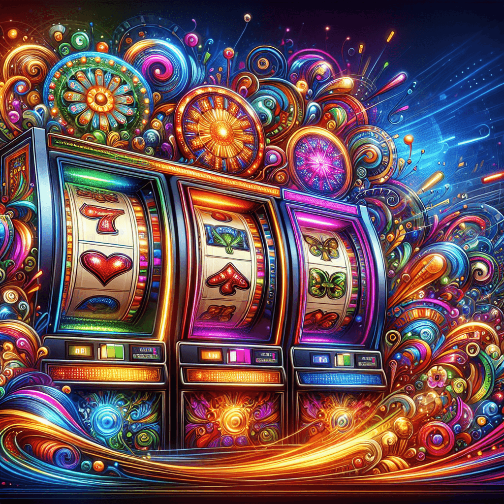 老虎機online, modern digital art style, high quality, suitable for blog post, no text or watermarks